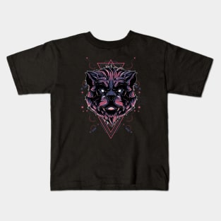 The Bear Sacred geometry Kids T-Shirt